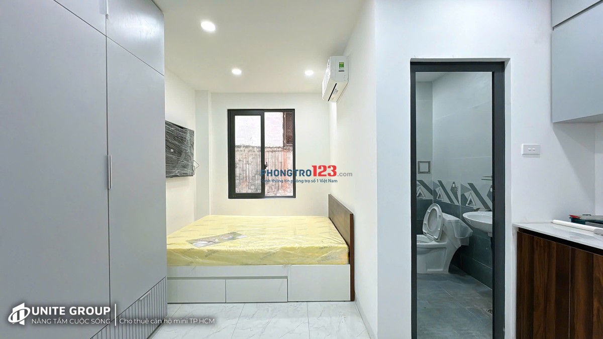 Phòng cửa sổ full nội thất cho thuê ở Bùi Đình Túy gần Học viện Cán Bộ, chợ Bà Chiểu Q. Bình Thạnh