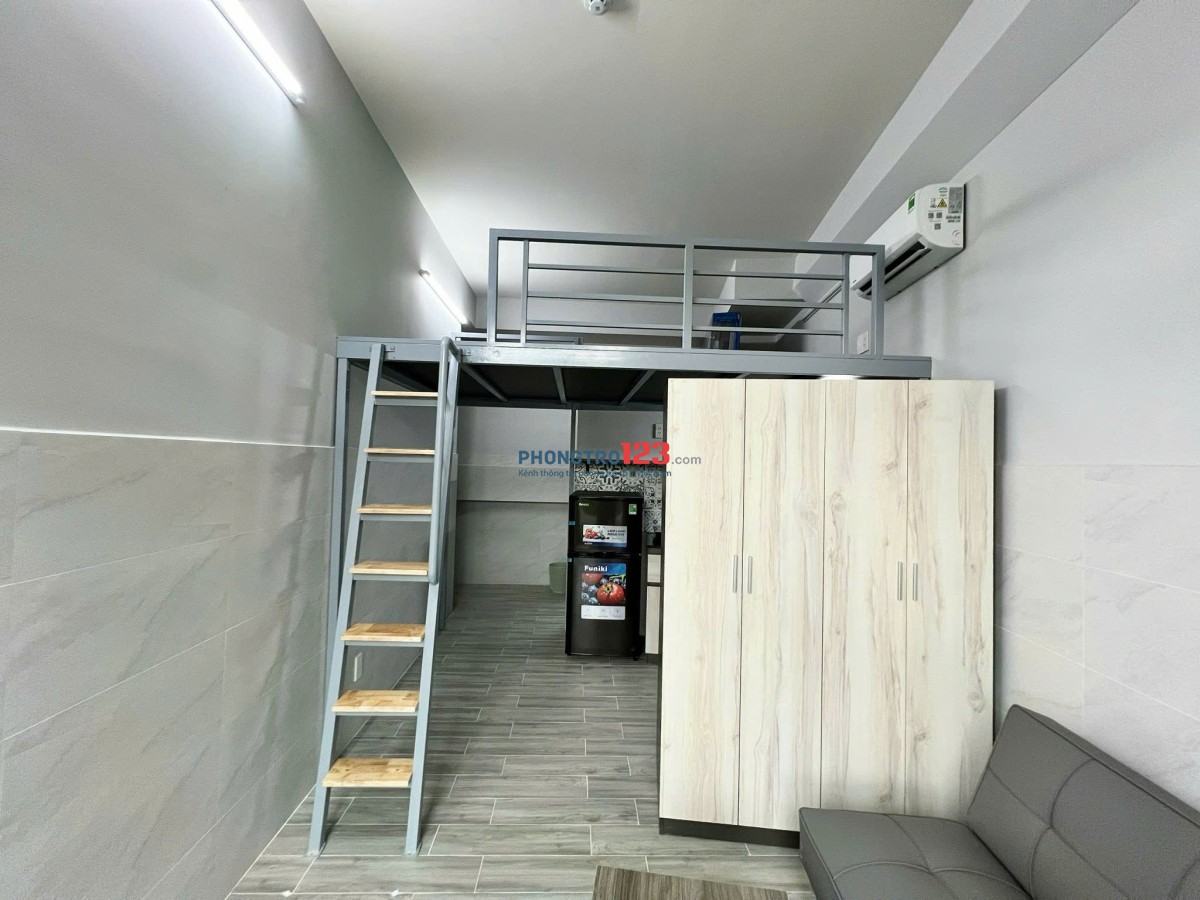 ⭐️ Khai Trương Căn Hộ Mới 100% - Gác Không Đụng Đầu - Ngay Đại GTVT - Bảo Vệ - Thang Máy