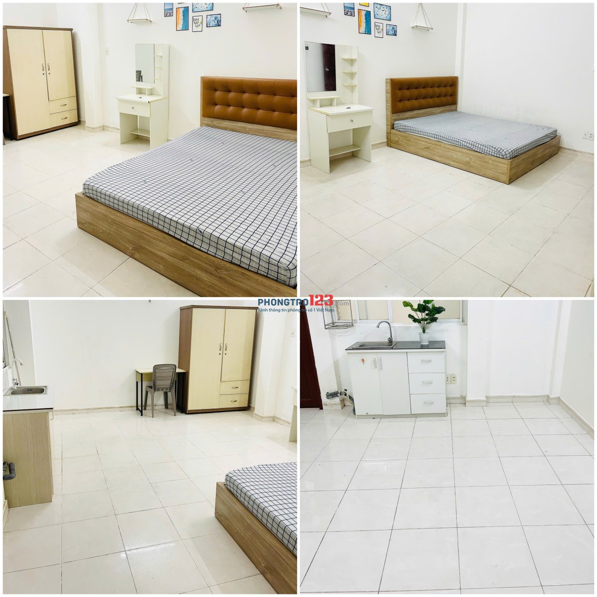 Chính chủ cho thuê CHDV 30M2 đường Sầm Sơn P.4 Tân Bình có cửa sổ chỉ 4,3 Triệu/Tháng