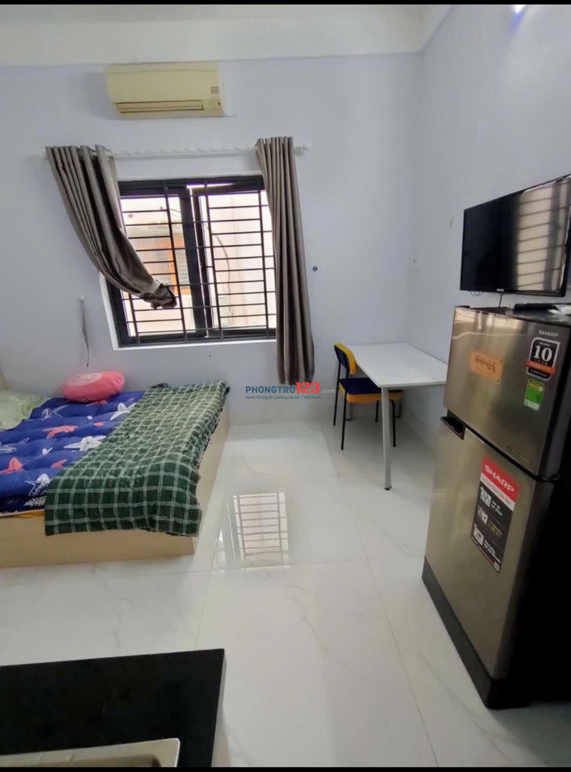CHDV đường Cao Thắng, p11, Quận 10: 22m2, nhà mới giá 5tr5/tháng.