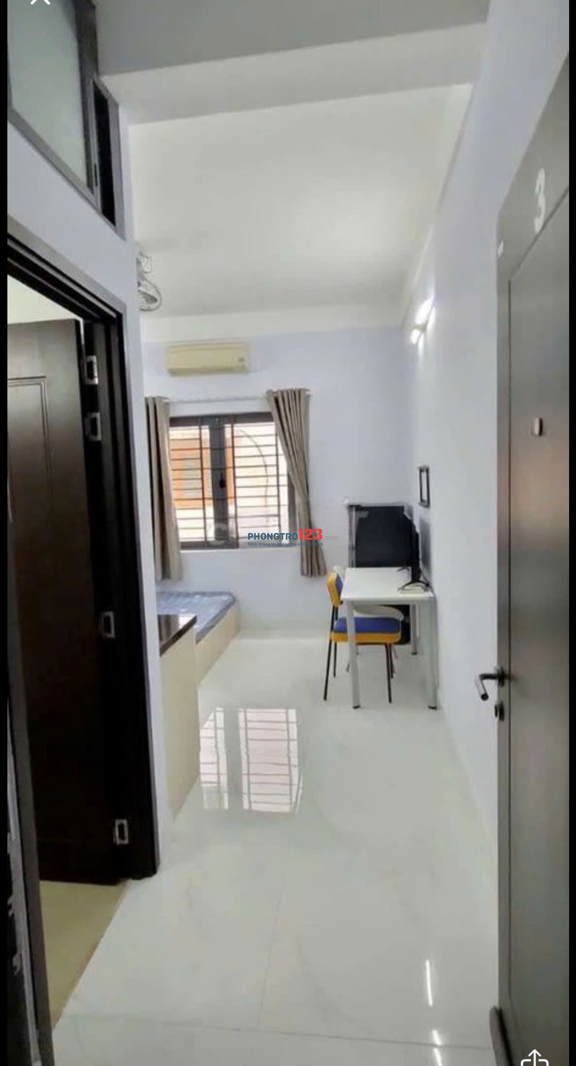 CHDV đường Cao Thắng, p11, Quận 10: 22m2, nhà mới giá 5tr5/tháng.