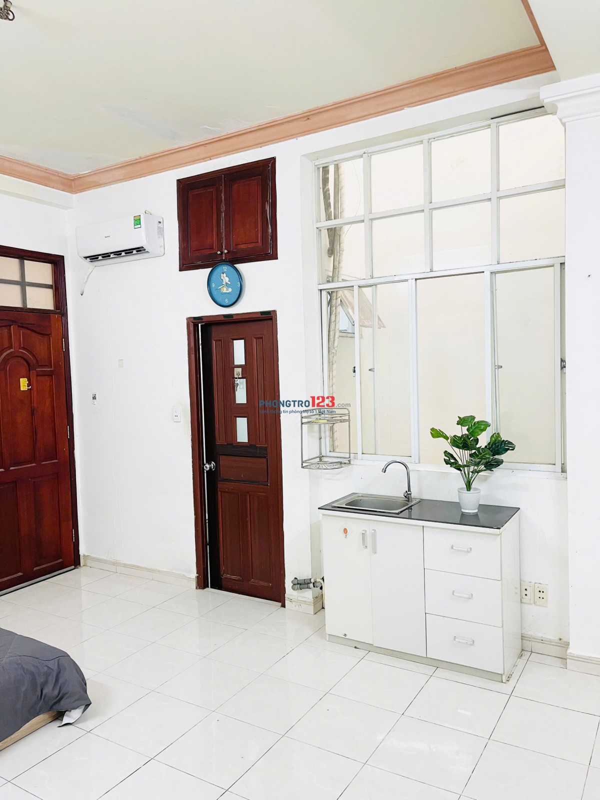 Chính chủ cho thuê CHDV 30M2 đường Sầm Sơn P.4 Tân Bình có cửa sổ chỉ 4,3 Triệu/Tháng