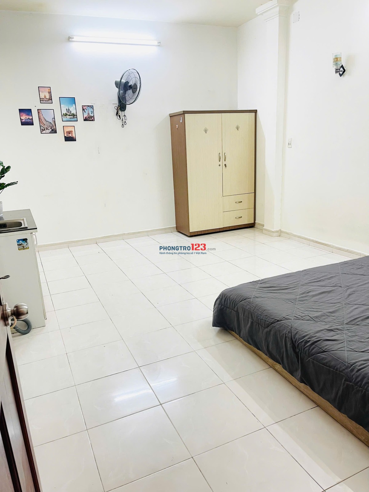 Chính chủ cho thuê CHDV 30M2 đường Sầm Sơn P.4 Tân Bình có cửa sổ chỉ 4,3 Triệu/Tháng