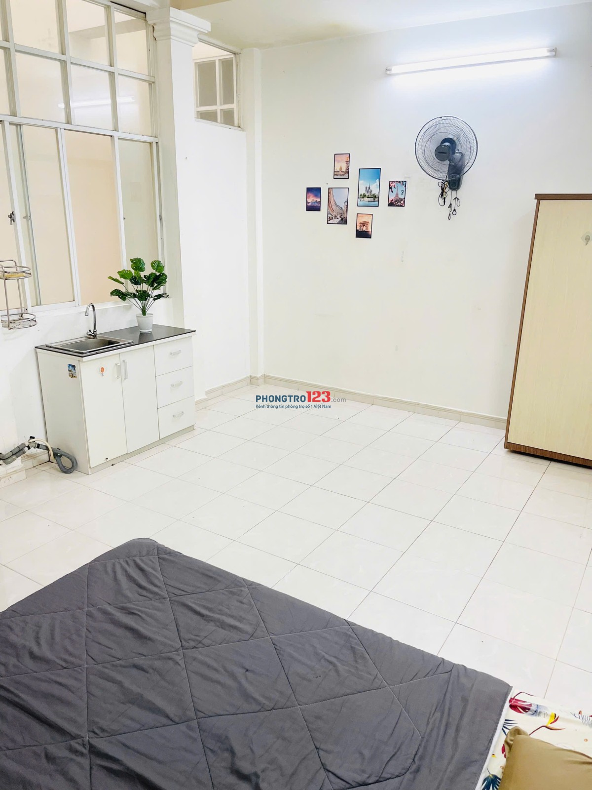 Chính chủ cho thuê CHDV 30M2 đường Sầm Sơn P.4 Tân Bình có cửa sổ chỉ 4,3 Triệu/Tháng