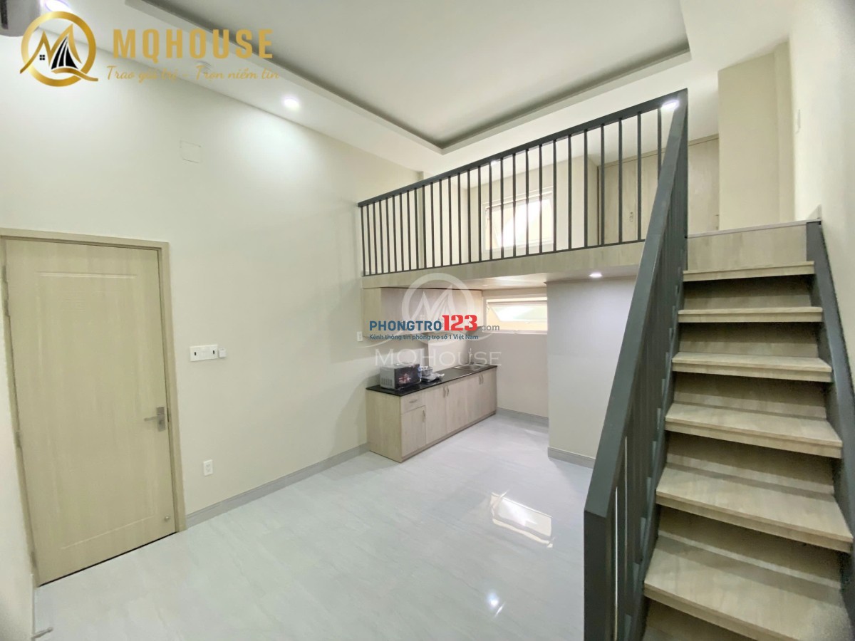 Cho thuê CHDV Duplex nhà mới - thang máy đối diện Etown Cộng Hoà - Ga T3