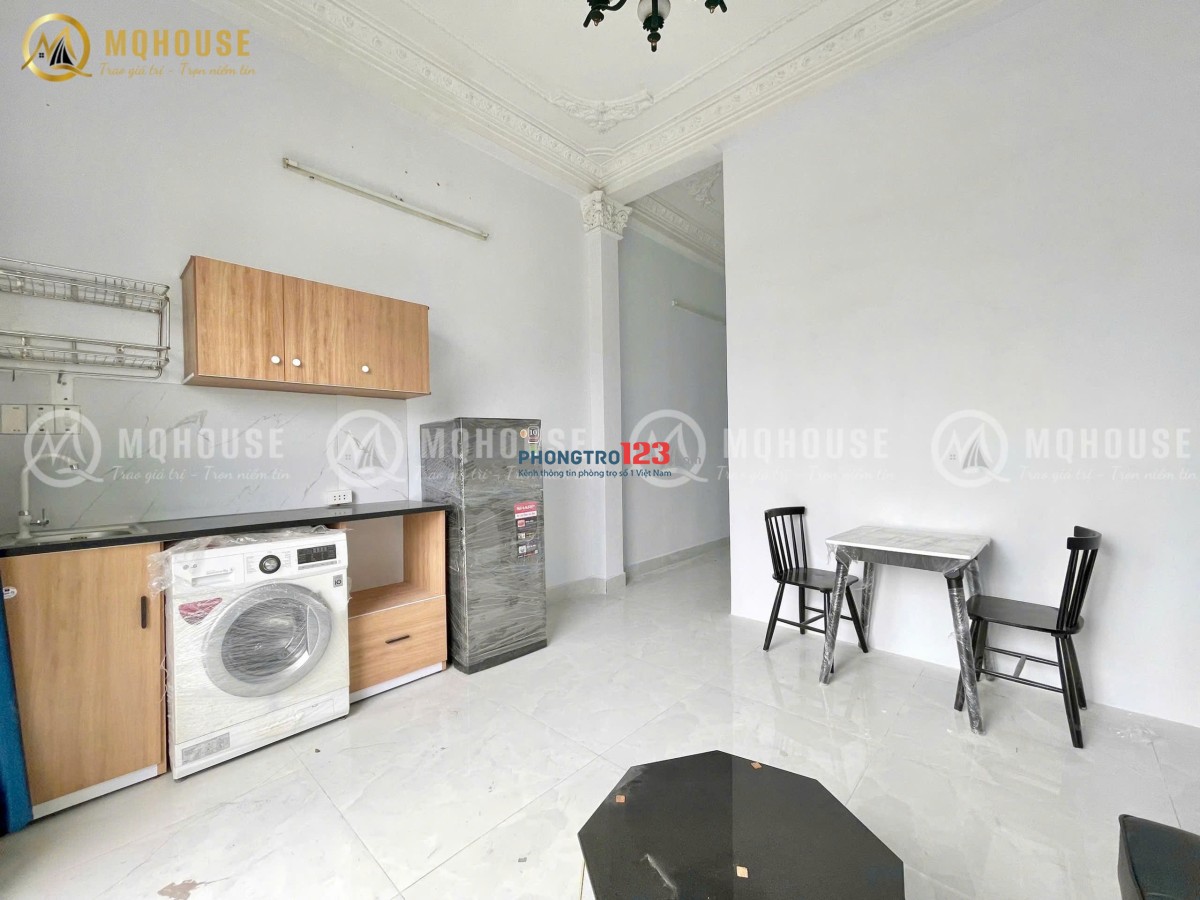 Cho thuê CHDV 1PN ban công 45m2 mới 100% - cho nuôi pet ngay Lotte Mart Cộng Hòa