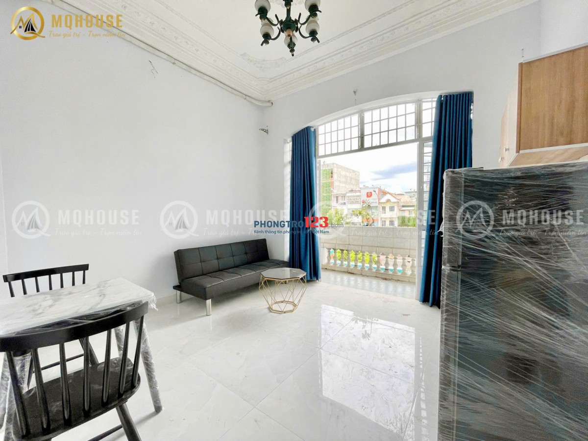 Cho thuê CHDV 1PN ban công 45m2 mới 100% - cho nuôi pet ngay Lotte Mart Cộng Hòa