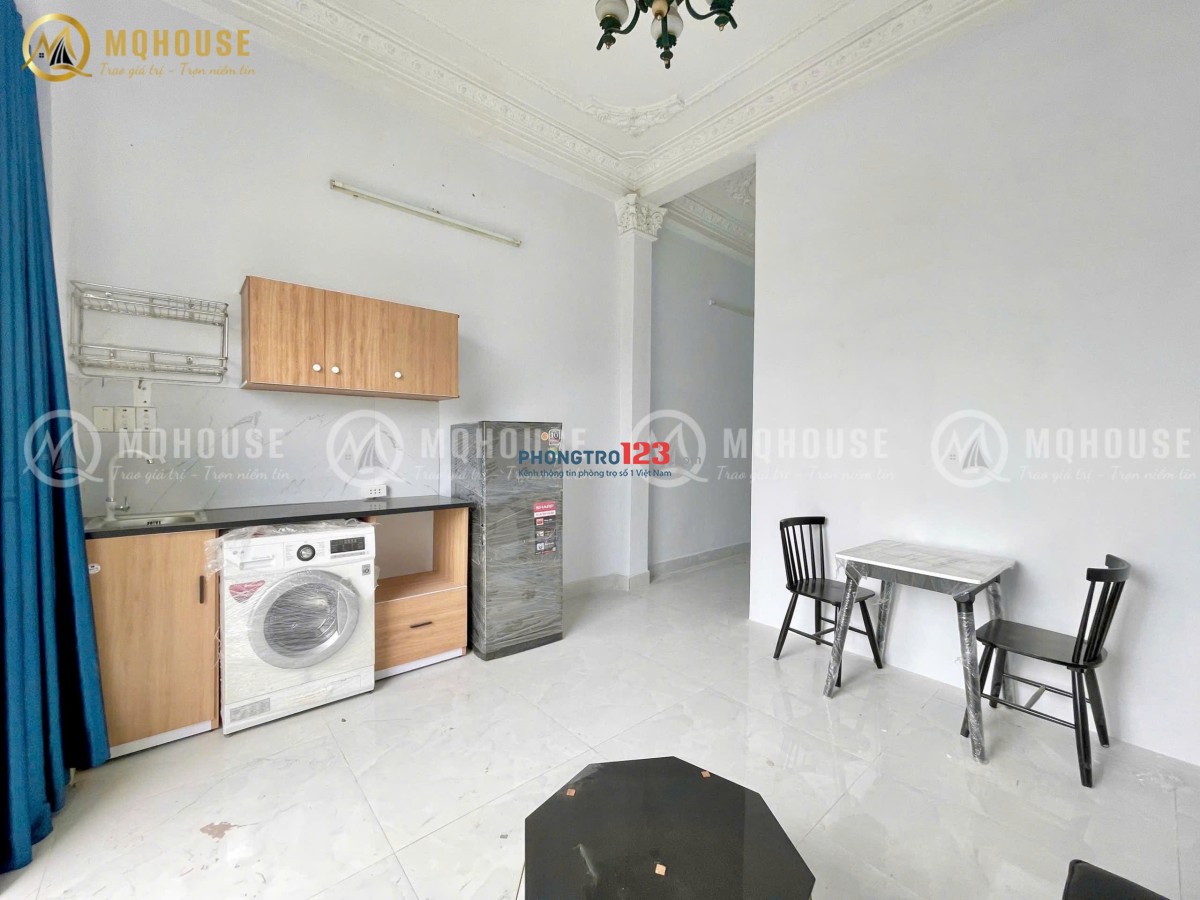 Cho thuê CHDV 1PN ban công 45m2 mới 100% - cho nuôi pet ngay Lotte Mart Cộng Hòa