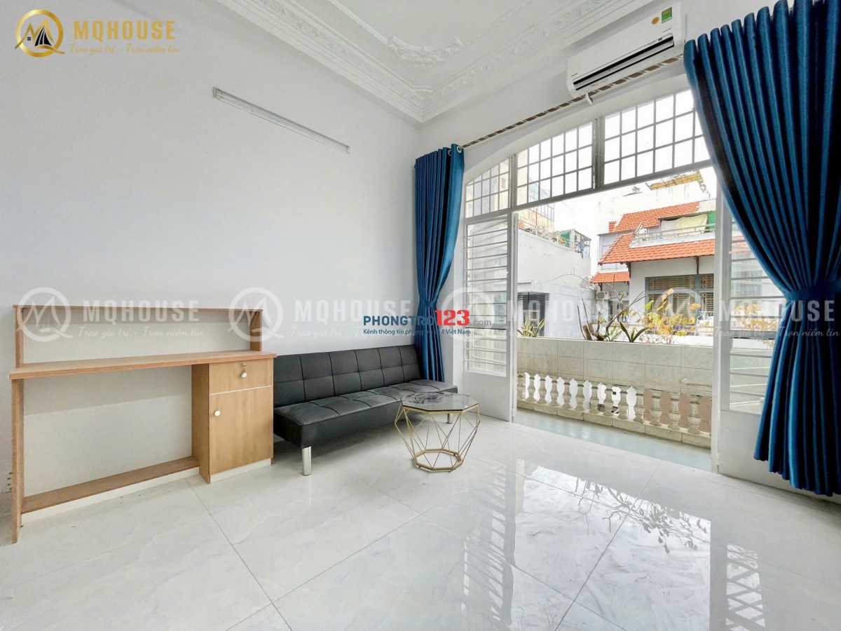 Cho thuê CHDV 1PN ban công 45m2 mới 100% - cho nuôi pet ngay Lotte Mart Cộng Hòa