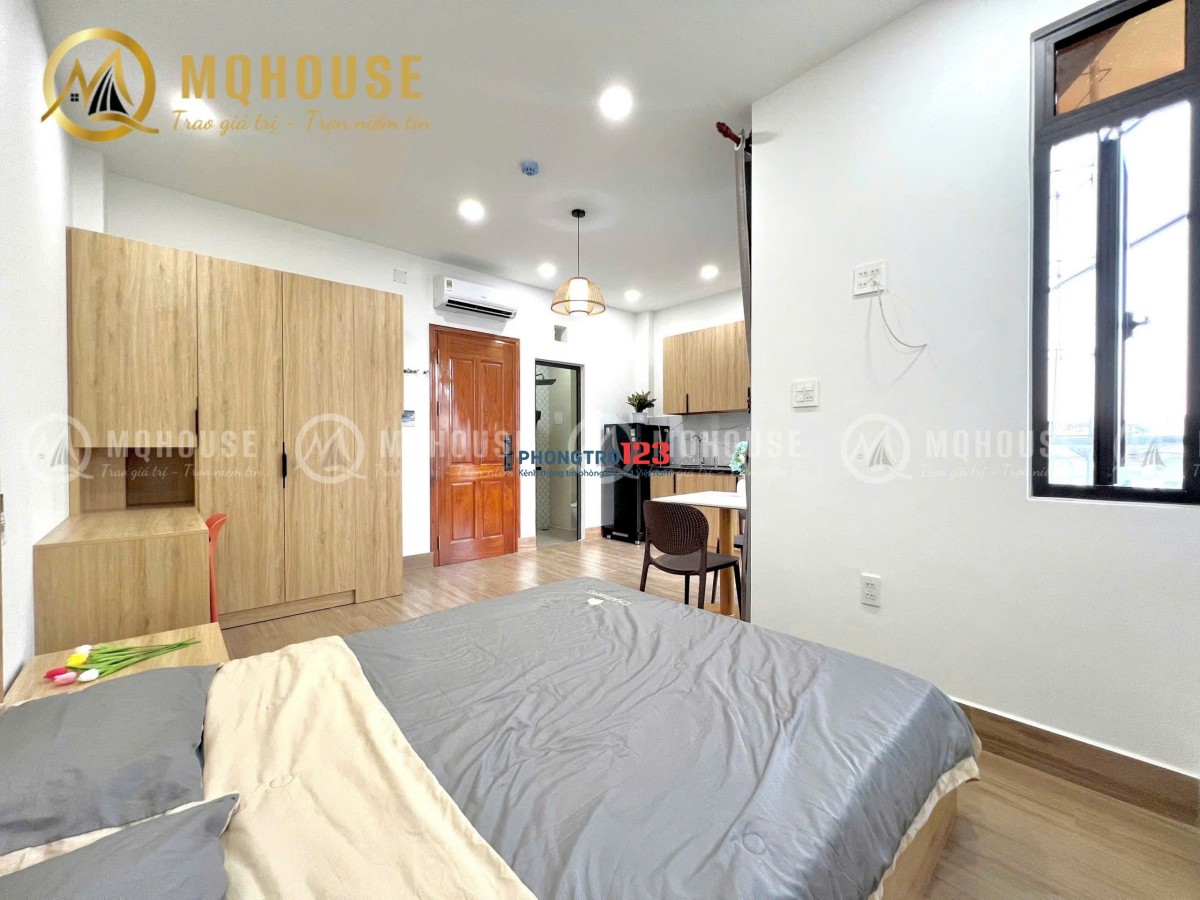Cho thuê CHDV 1PN mới 100% gần công viên Gia Định - Phạm Văn Đồng - Cầu vượt Nguyễn Kiệm