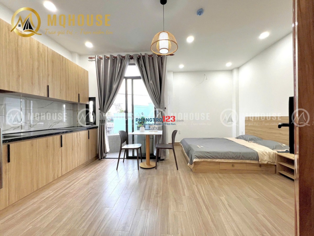 Cho thuê CHDV 1PN mới 100% gần công viên Gia Định - Phạm Văn Đồng - Cầu vượt Nguyễn Kiệm