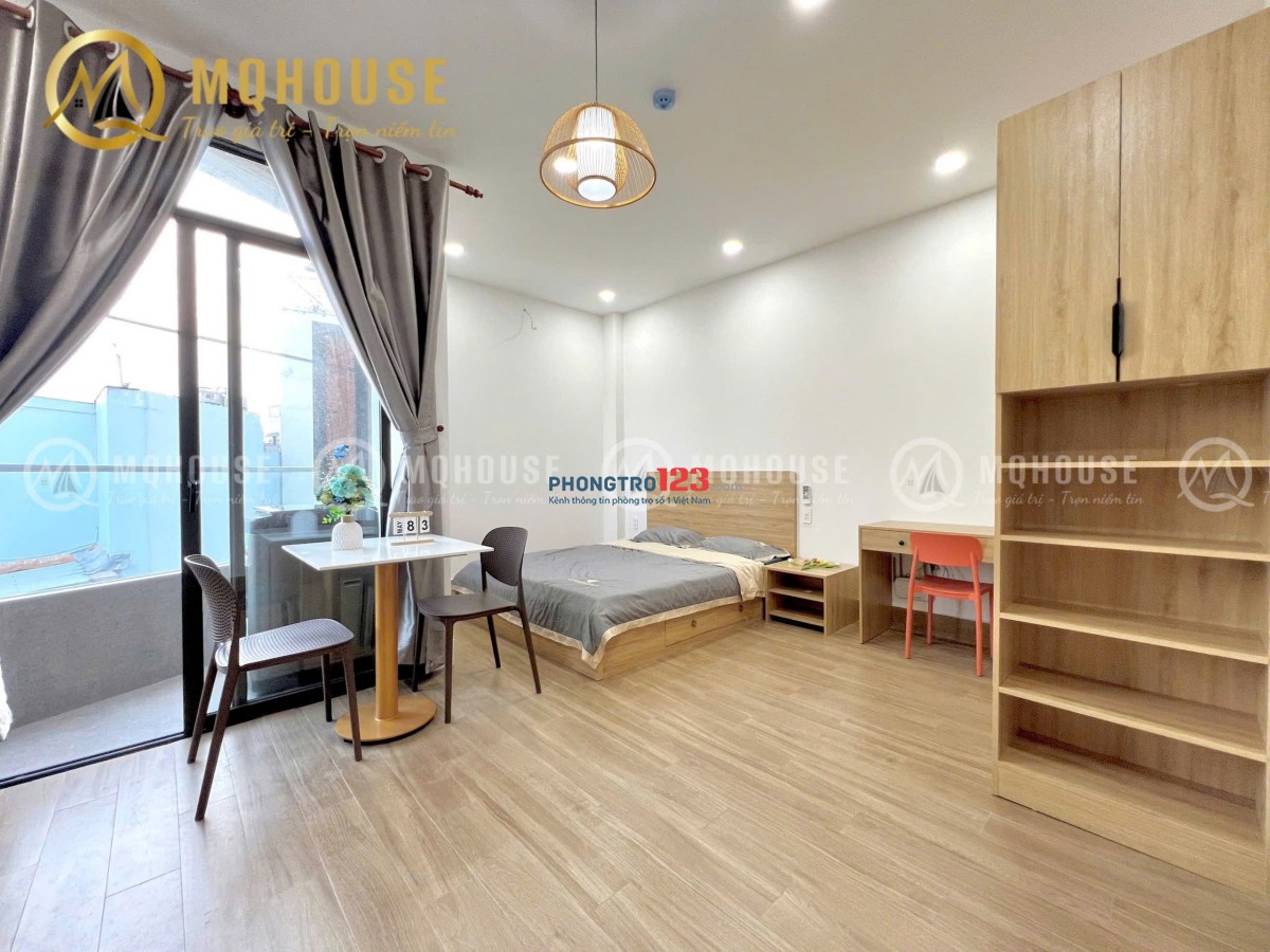 Cho thuê CHDV 1PN mới 100% gần công viên Gia Định - Phạm Văn Đồng - Cầu vượt Nguyễn Kiệm