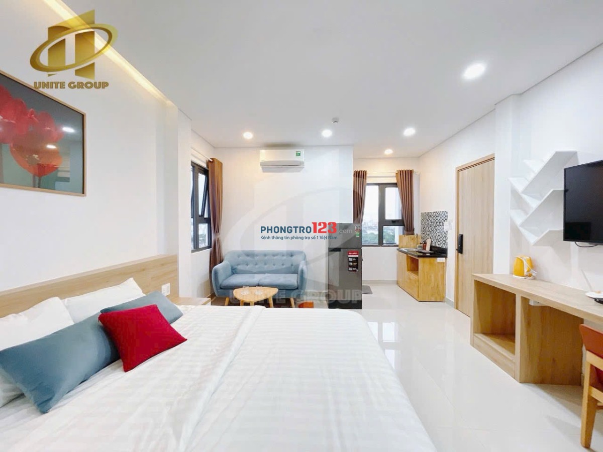 Cho thuê phòng 35m2 mới 100% Cửa sổ, tách bếp Bình Thạnh gần quận 1, Hàng Xanh, cầu Thị Nghè, quận 2