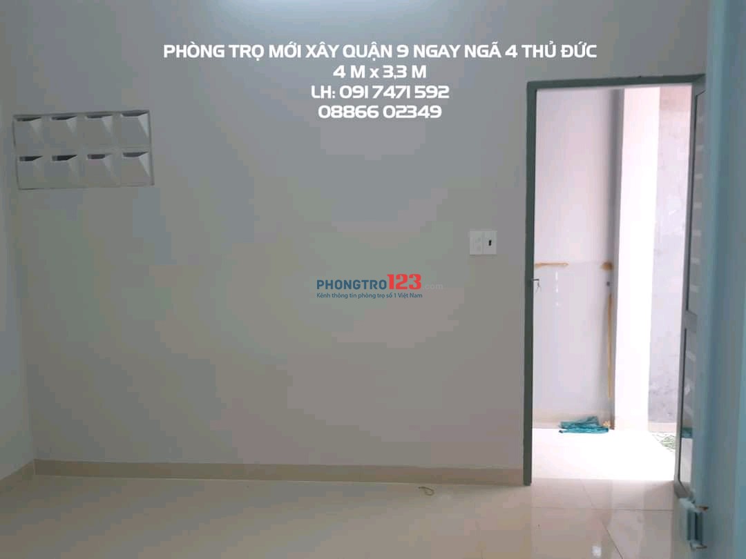 Q9 - PHÒNG TRỌ CHO NV VĂN PHÒNG & SINH VIÊN - GẦN NGÃ 4 THỦ ĐỨC
