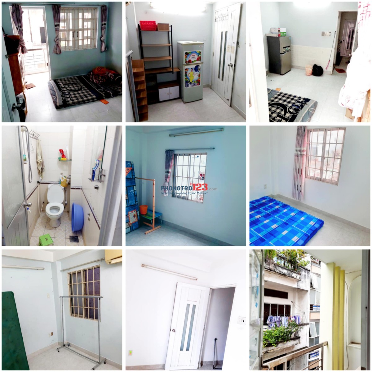 Cho Thuê Phòng nhỏ Q3,fuff nội thất.cửa sổ ban công.2tr6 3tr3