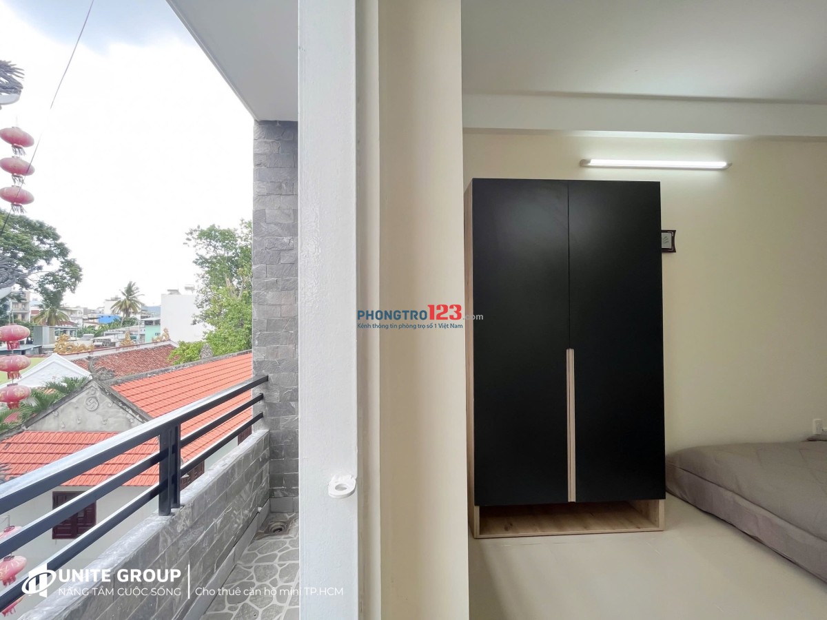Phòng ban công cho thuê full nội thất gần Phan Văn Trị, ĐH Công Nghiệp giáp Gò Vấp, ở Bình Thạnh