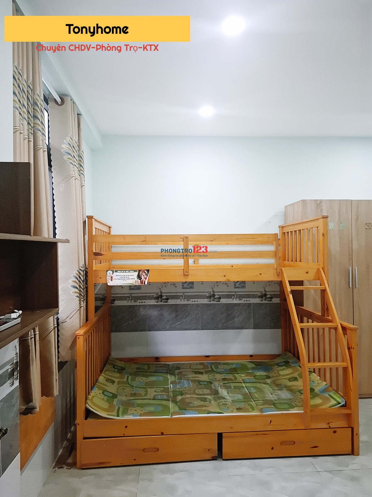 PHÒNG NT ĐẦY ĐỦ - 22M2 - LẦU 1 - AN NINH, SẠCH SẼ, THOÁNG MÁT