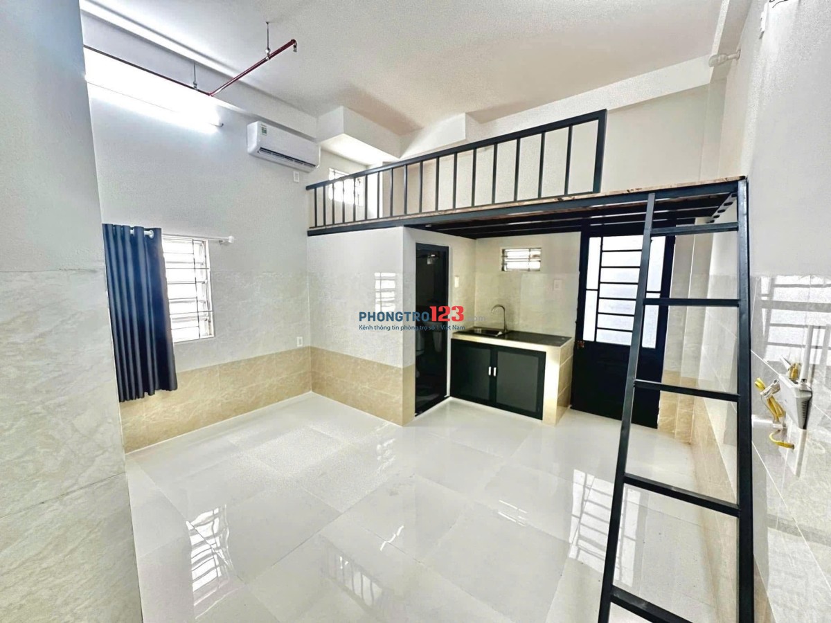 Cho thuê phòng trọ giá rẻ có gác có ban công riêng ngay đường Hà Thị Khiêm đối diện CVPM Quang Trung