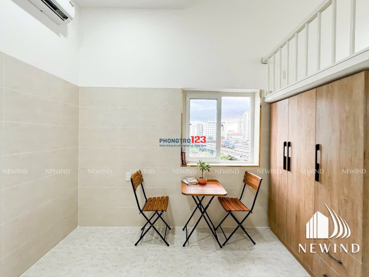 Phòng trọ có gác 25m2 full nội thất tiện di chuyển Quận 1, Quận 3 ngay Nguyễn Văn Đậu Bình Thạnh