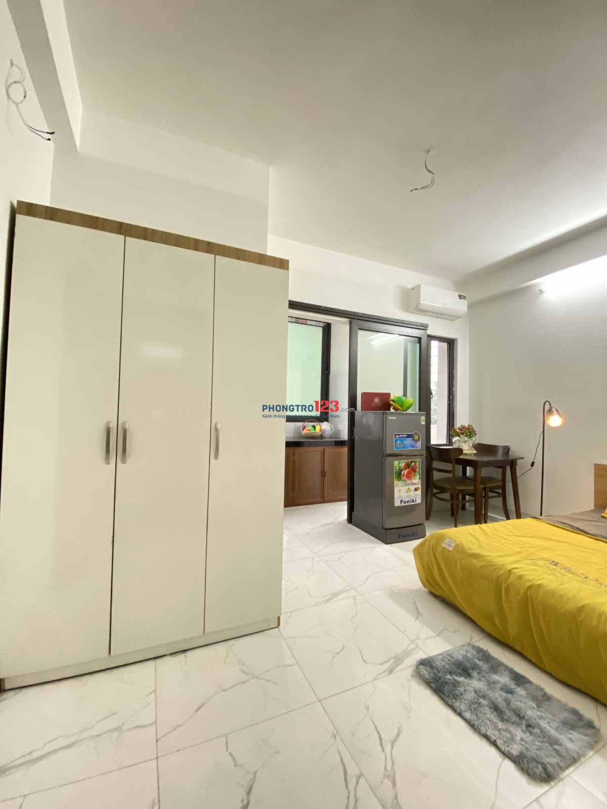 CẦU TÓ - STUDIO FULL NỘI THẤT - CÓ BAN CÔNG THOÁNG - GIÁ CHỈ TỪ 3TR2