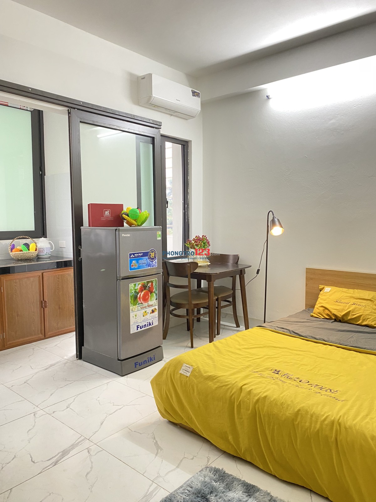 CẦU TÓ - STUDIO FULL NỘI THẤT - CÓ BAN CÔNG THOÁNG - GIÁ CHỈ TỪ 3TR2