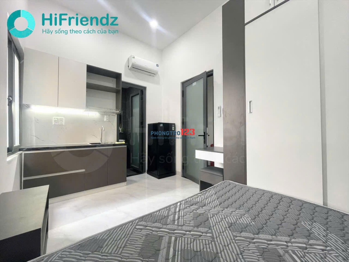 Phòng trọ mới xây 25m² full nội thất gần trường DH Hutech, Ngoại Thương đường D5 Bình Thạnh