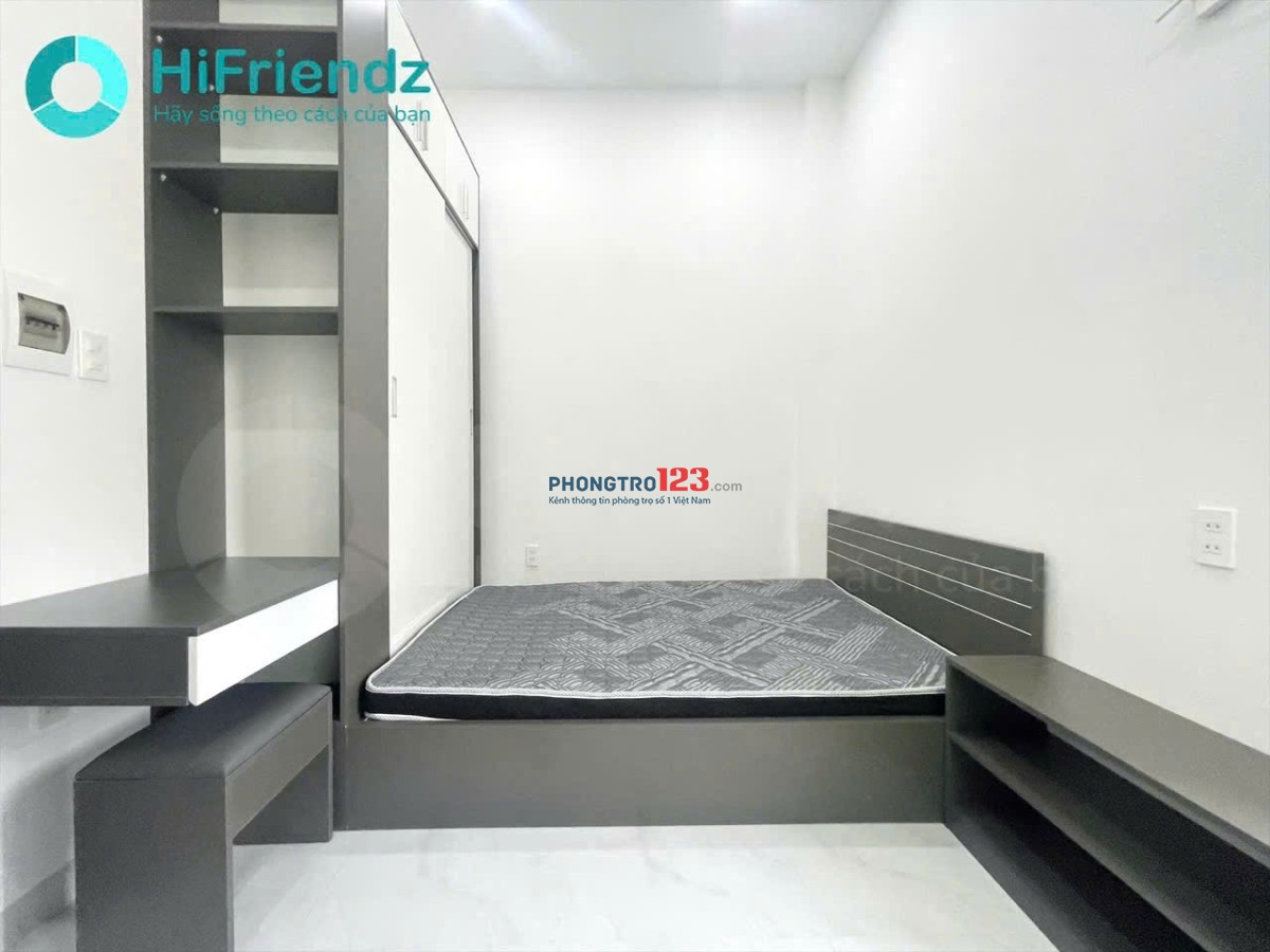 Phòng trọ mới xây 25m² full nội thất gần trường DH Hutech, Ngoại Thương đường D5 Bình Thạnh