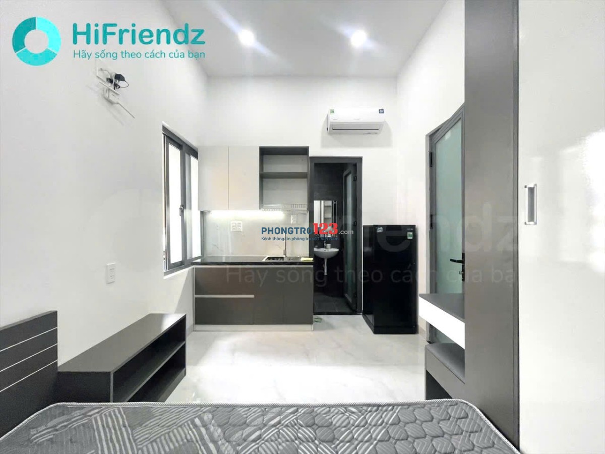Phòng trọ mới xây 25m² full nội thất gần trường DH Hutech, Ngoại Thương đường D5 Bình Thạnh