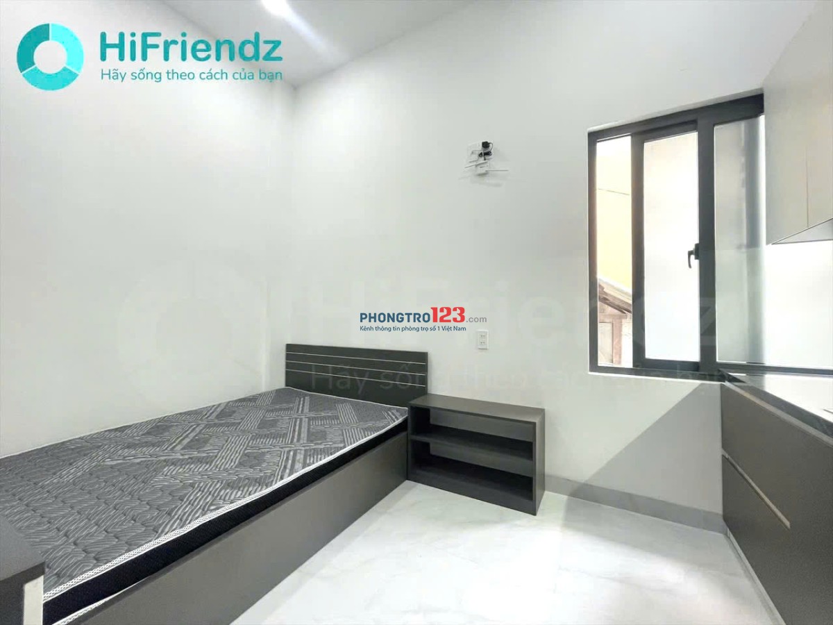 Phòng trọ mới xây 25m² full nội thất gần trường DH Hutech, Ngoại Thương đường D5 Bình Thạnh