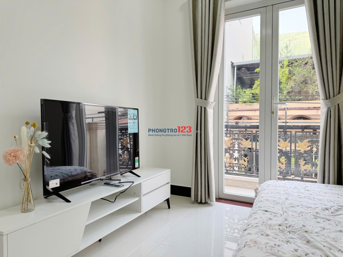 CĂN HỘ 1PN CAO CẤP - NHÀ MỚI - FULL NỘI THẤT - VỊ TRÍ THUẬN TIỆN DI CHUYỂN