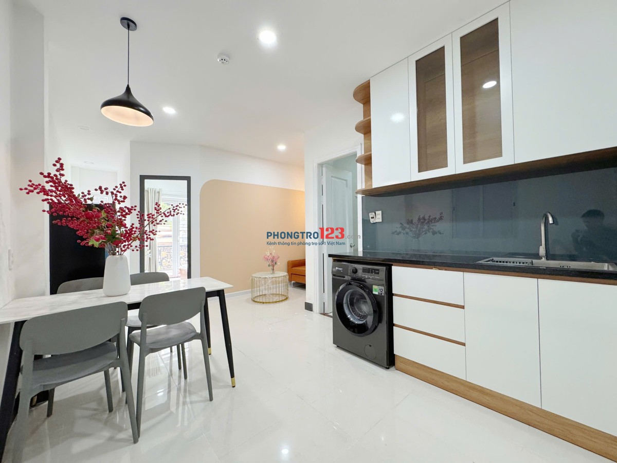 CĂN HỘ 1PN CAO CẤP - NHÀ MỚI - FULL NỘI THẤT - VỊ TRÍ THUẬN TIỆN DI CHUYỂN