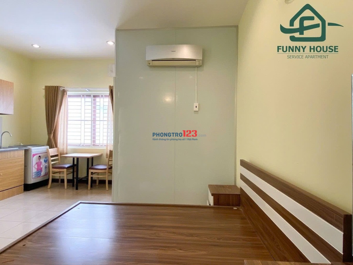 TRỐNG LẠI CĂN HỘ STUDIO MỚI - FULL NỘI THẤT - CỬA SỔ, THOÁNG MÁT NGAY TRUNG TÂM QUẬN 2