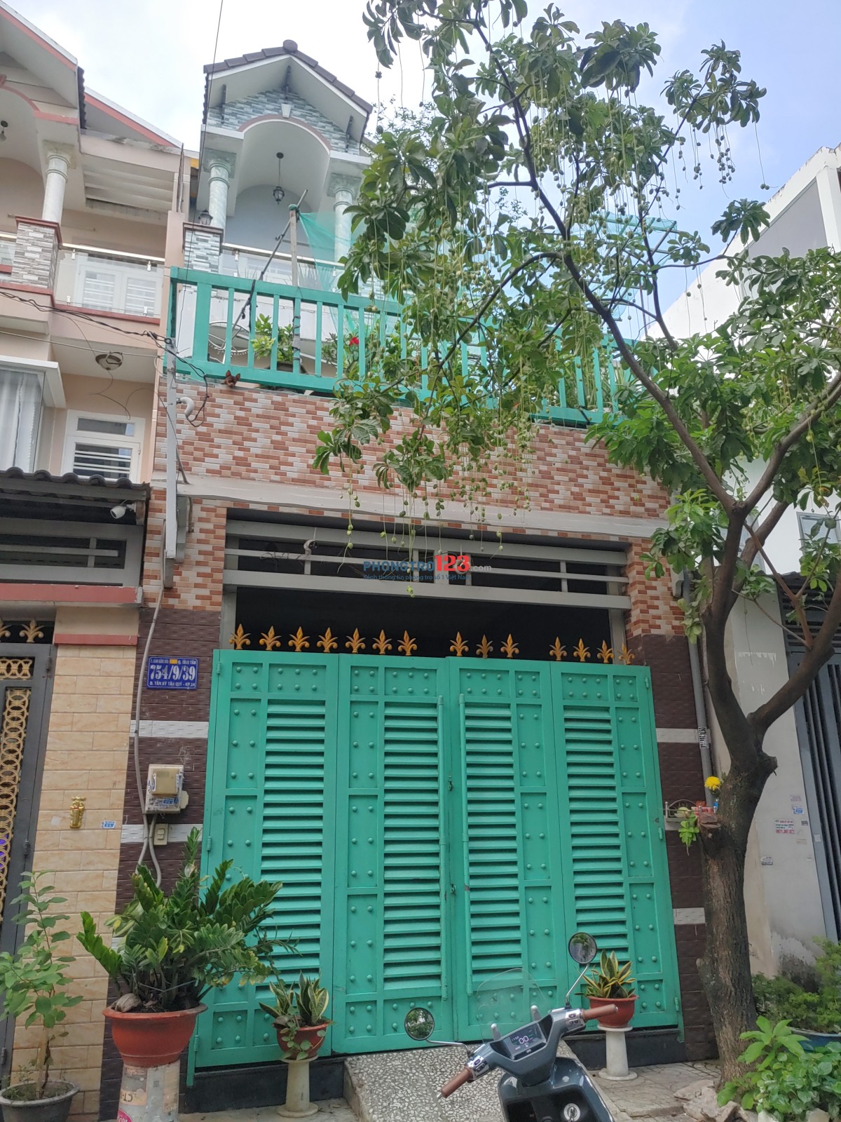 Cho Thuê nhà nguyên căn 4m × 22m - 3PN 4WC tại Tân Kỳ Tân Quý