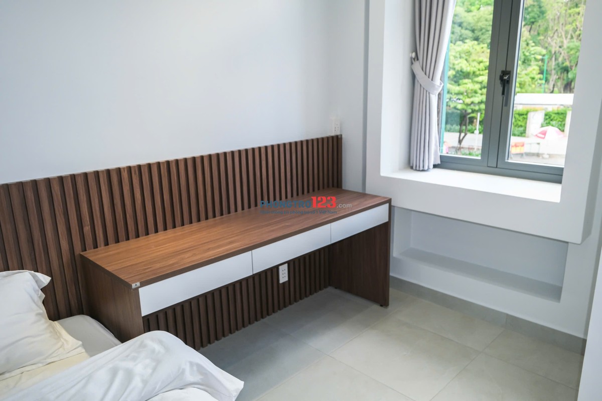 Cho thuê căn hộ cao cấp quận 1, 1PN 65m2. Ban công view Công viên Lê Văn Tám. Gần Hồ Con Rùa