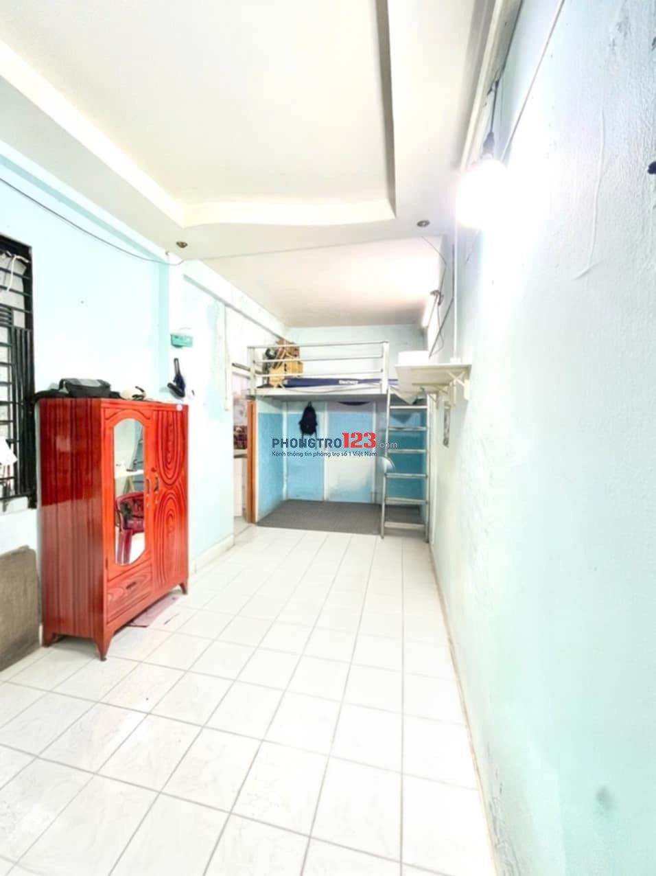 Cho thuê nhà có gác,máy lạnh,bếp riêng rộng rãi