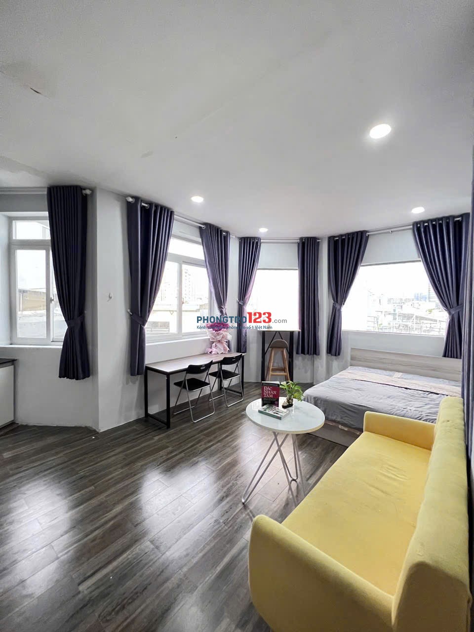 Cho thuê căn hộ 30m2 Nguyễn ngọc phương Bình thạnh Full nội thất , cửa sổ lớn đón nắng