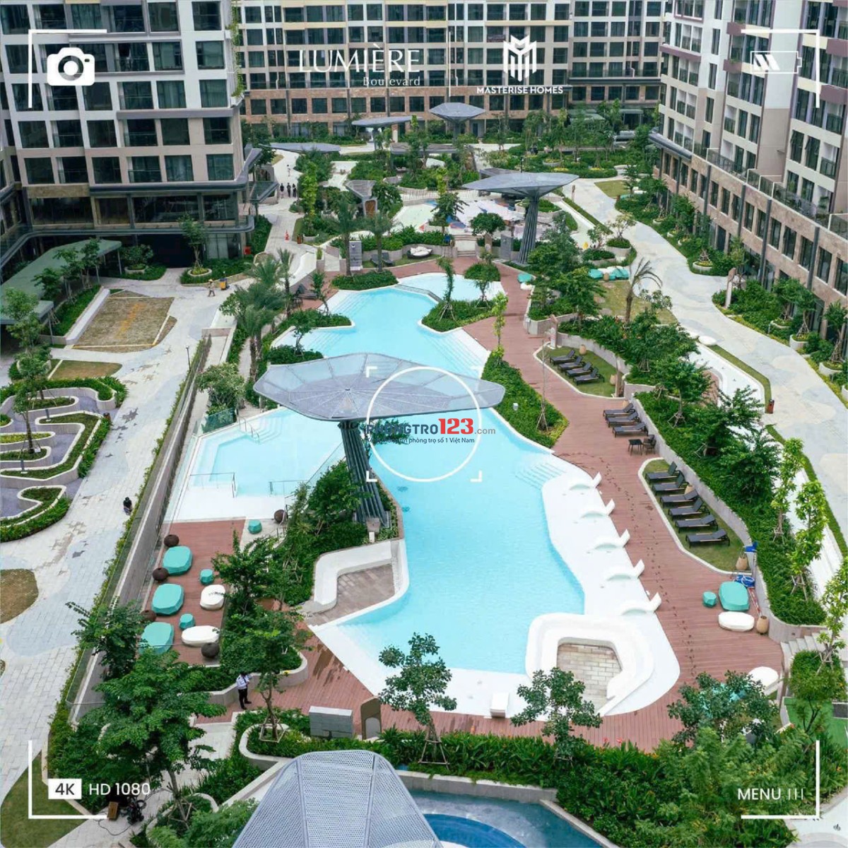 Căn hộ 2PN - 2WC FULL NỘI THẤT LUXURY, Vinhomes Grand Park, TP Thủ Đức – View công viên