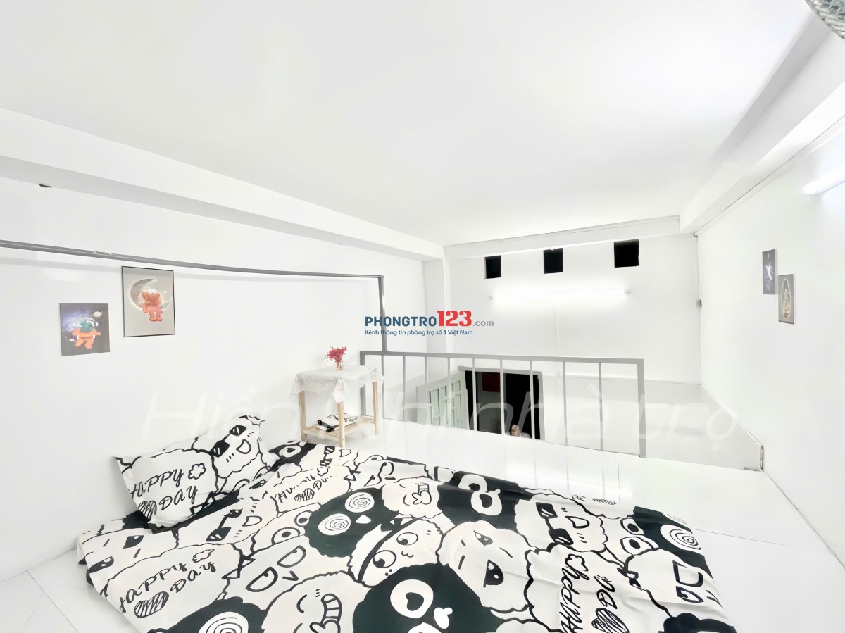 PHÒNG TÒA MỚI 3TR3 TONE TRẮNG GÁC CAO M7 Ở 2-4 NG DQH GÒ VẤP
