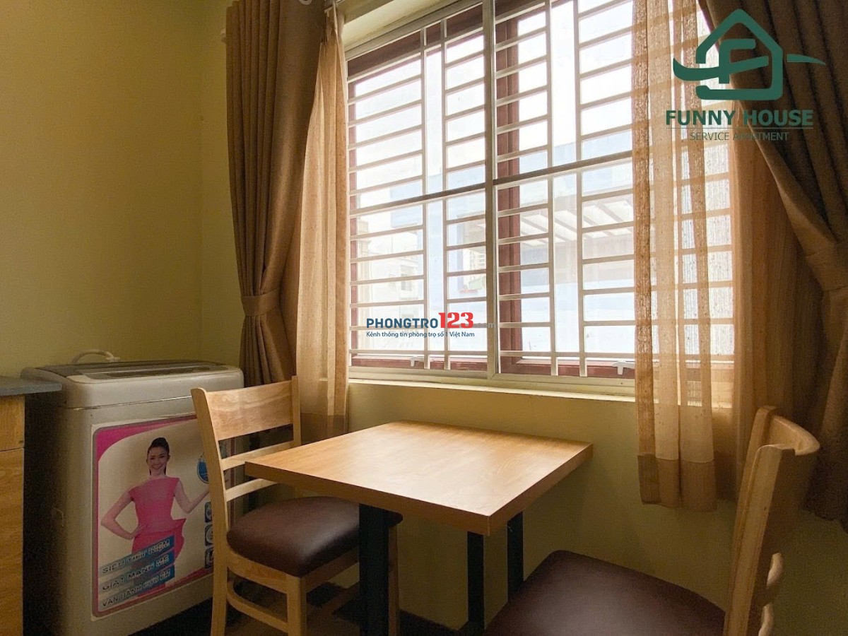 TRỐNG LẠI CĂN HỘ STUDIO MỚI - FULL NỘI THẤT - CỬA SỔ, THOÁNG MÁT NGAY TRUNG TÂM QUẬN 2