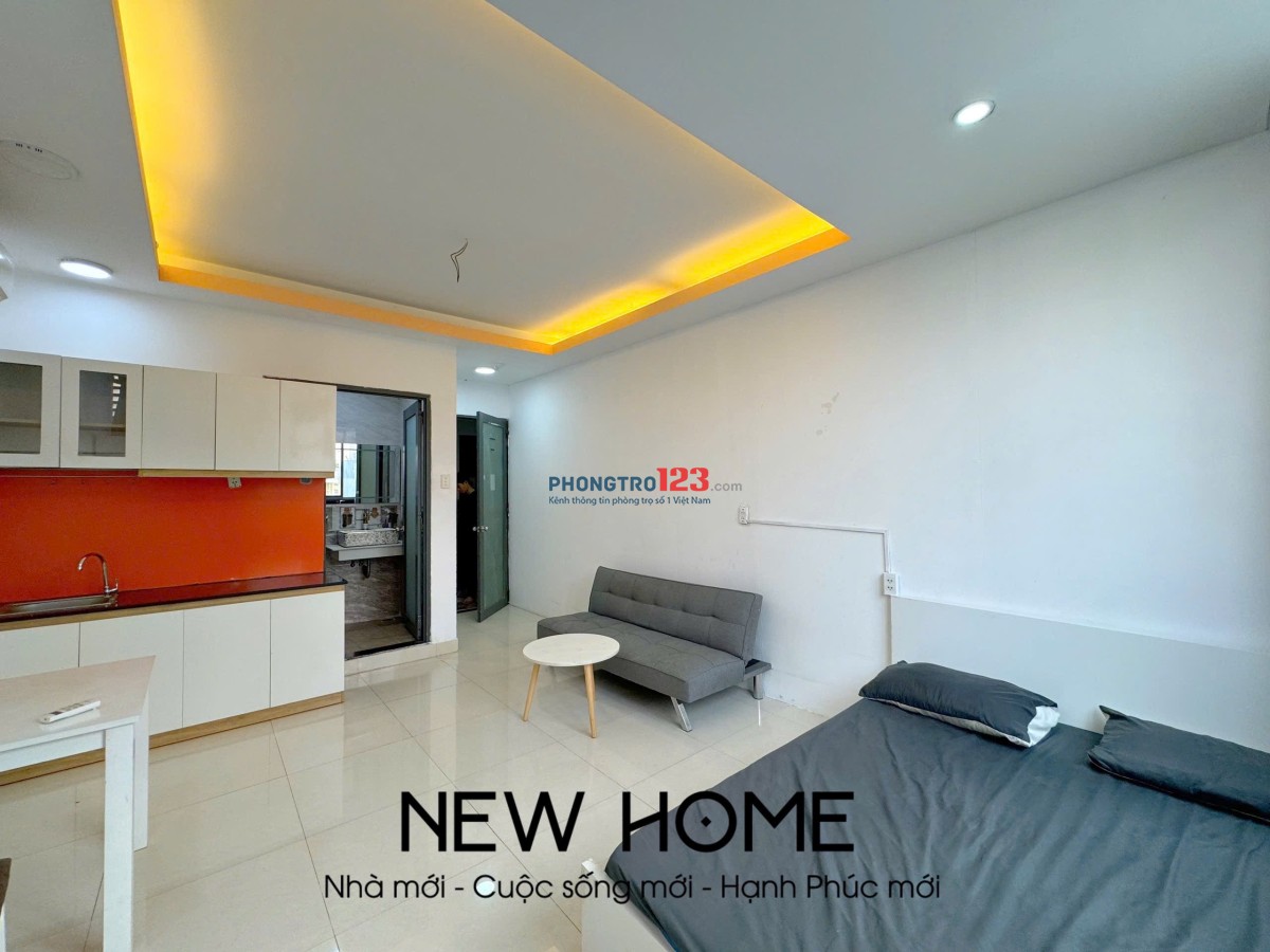 Cho thuê studio 35m2 đầy đủ nội thất cao cấp, cửa sổ lớn tại Phùng Văn Cung, Phú Nhuận gần quận 1