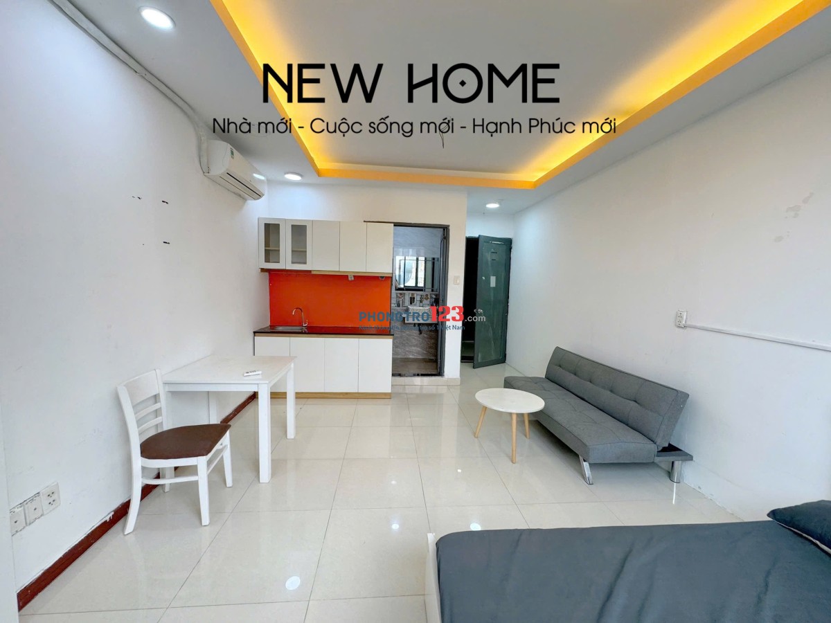 Cho thuê studio 35m2 đầy đủ nội thất cao cấp, cửa sổ lớn tại Phùng Văn Cung, Phú Nhuận gần quận 1