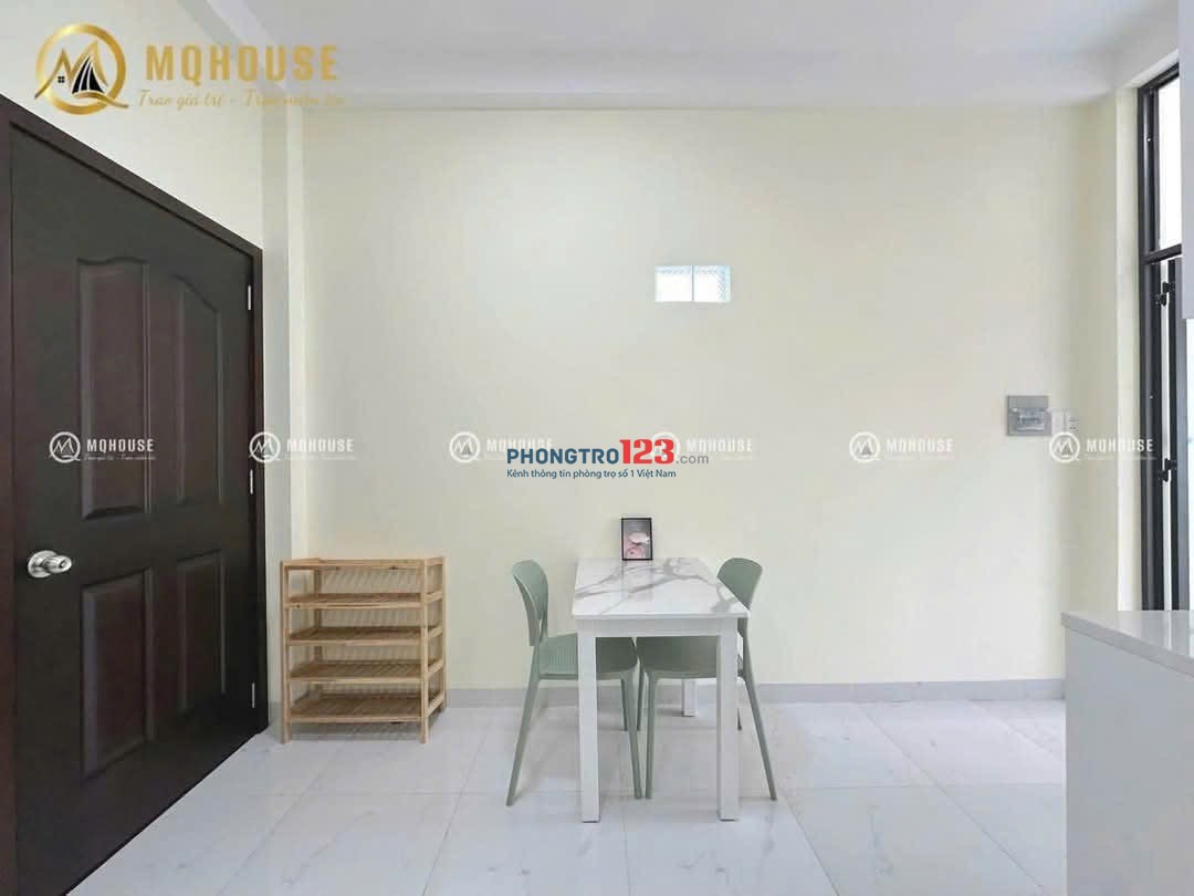 CĂN HỘ 1PN CỬA SỔ BAN CÔNG THOÁNG MÁT – FULL NỘI THẤT – XÁCH VALI Ở NGAY