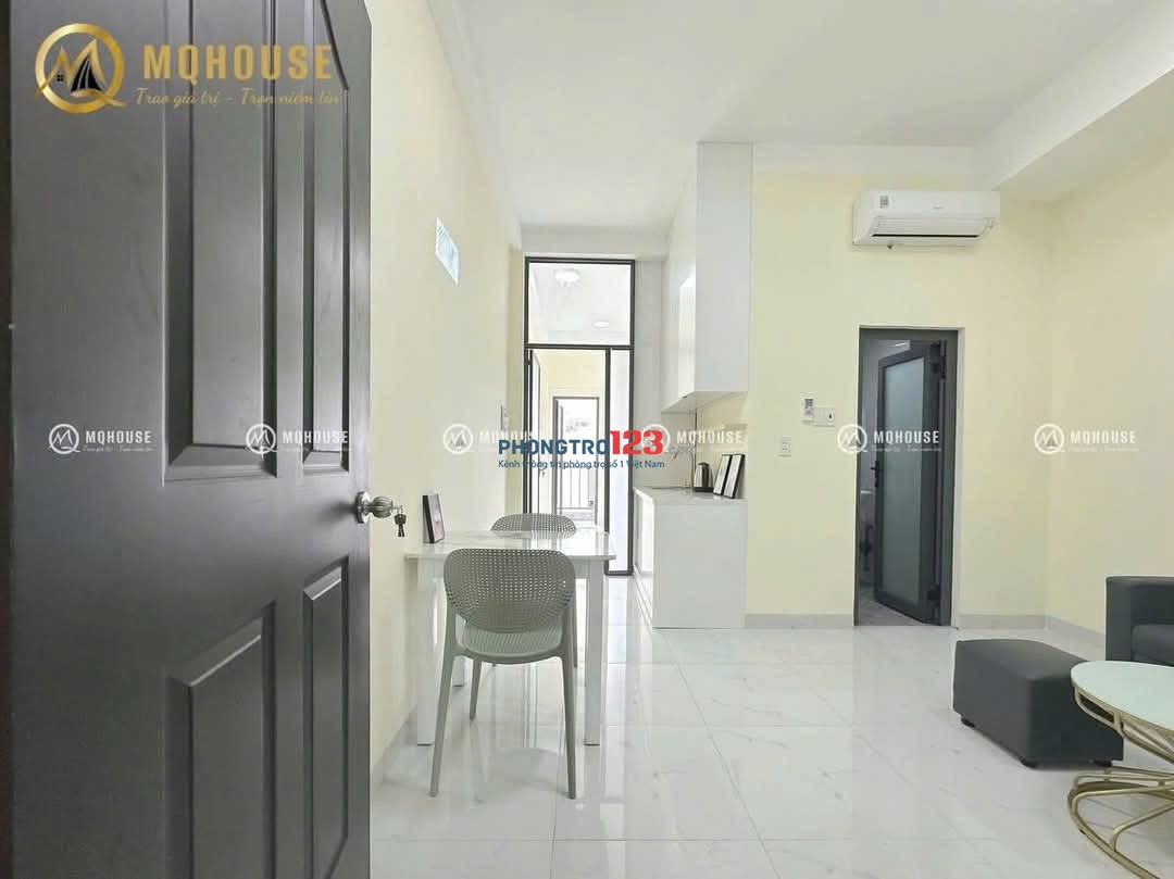 CĂN HỘ 1PN CỬA SỔ BAN CÔNG THOÁNG MÁT – FULL NỘI THẤT – XÁCH VALI Ở NGAY