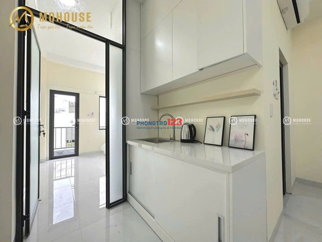 CĂN HỘ 1PN CỬA SỔ BAN CÔNG THOÁNG MÁT – FULL NỘI THẤT – XÁCH VALI Ở NGAY