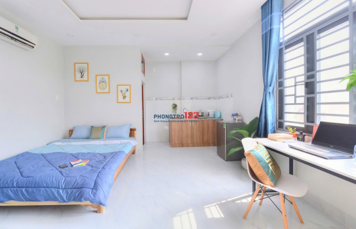 Phòng trọ 25m2 full nội thất Bình Thạnh giáp Q1, Q3, Phú Nhuận gần chợ Bà Chiểu ngay Phan Bội Châu