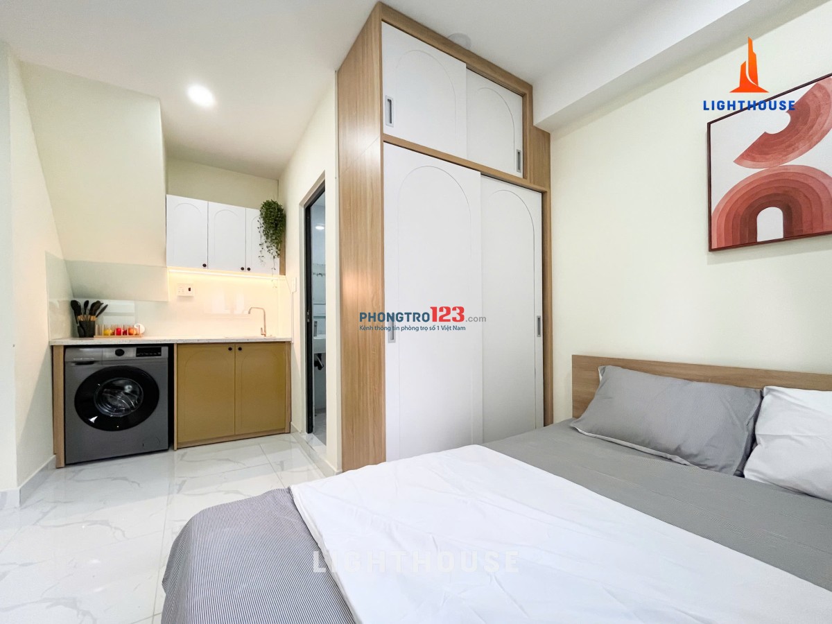 STUDIO FULL NỘI THẤT , GẦN NTĐ PHÚ THỌ - MỚI KHAI TRƯƠNG MỚI 1000%