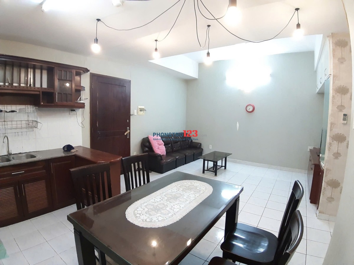 Sacomreal 584, Lũy Bán Bích,Tân Phú - 80m2, 2p ngủ, giá 9,5tr/th