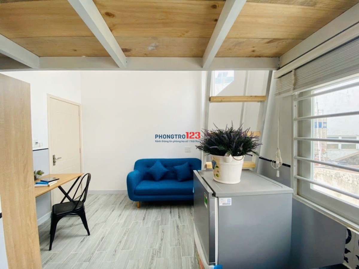 Phòng Trọ 2 Tầng Duplex Full Nội Thất ngay đường Chu Văn An, Chợ Bà Chiểu, gần Phan Đăng Lưu