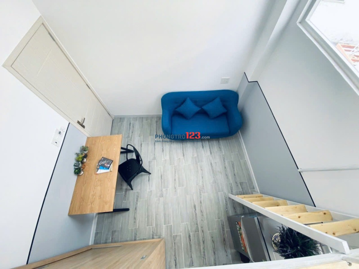 Phòng Trọ 2 Tầng Duplex Full Nội Thất ngay đường Chu Văn An, Chợ Bà Chiểu, gần Phan Đăng Lưu
