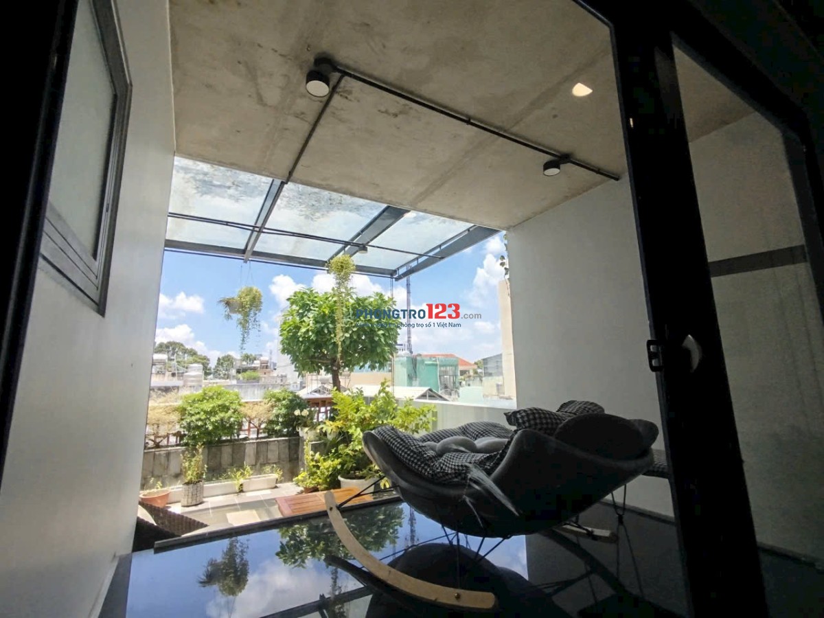 CHO THUÊ STUDIO 35M2 BAN CÔNG LỚN - ĐẦY ĐỦ NỘI THẤT - CHU VĂN AN, BÌNH THẠNH GẦN NGÃ TƯ HÀNG XANH